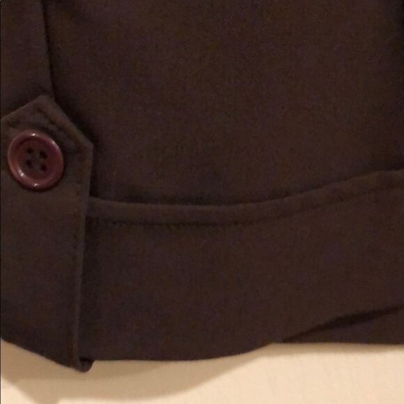 bebe Brown High-Waist Pleated Tailored Shorts - Picture 3 of 7